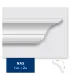 Listwa dekoracyjna na sufit NAS 200 x 6,8 x 6,8 cm DSM