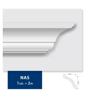 Listwa dekoracyjna na sufit NAS 200 x 6,8 x 6,8 cm DSM