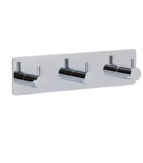 Potrójny samoprzylepny wieszak Inox N011