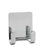 Pojedynczy samoprzylepny wieszak Inox matt, Base 220, 61601-21