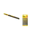 Brzeszczoty do wyrzynarki HCS MASTERTOOL do drewna/ plastiku szybkie cięcie proste 12TPI/77 mm 5 szt. 14-2819