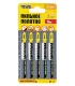 Brzeszczoty do wyrzynarki HCS MASTERTOOL T244D do drewna/tworzyw sztucznych szybkie cięcie kształtowe 6TPI/100 mm 5 szt. 14-2802