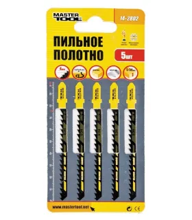 Brzeszczoty do wyrzynarki HCS MASTERTOOL T244D do drewna/tworzyw sztucznych szybkie cięcie kształtowe 6TPI/100 mm 5 szt. 14-2802