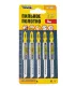 Brzeszczoty do wyrzynarki HCS MASTERTOOL T101BR do drewna/tworzyw sztucznych równe cięcie, odwrócone 10TPI/100 mm 5 szt. 14-2807