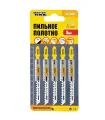 Brzeszczoty do wyrzynarki HCS MASTERTOOL T101D do drewna/ tworzywa sztucznego czyste cięcie proste 6TPI/100 mm 5 szt. 14-2809