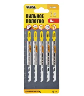 Brzeszczoty do wyrzynarki HCS MASTERTOOL T301CD do drewna/ tworzywa sztucznego czyste cięcie proste 8TPI/116 mm 5 szt. 14-2804