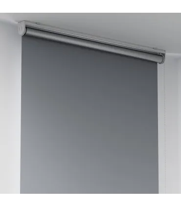 Roleta termoizolacyjna BLACKOUT na okno panoramiczne Ciemnoszara