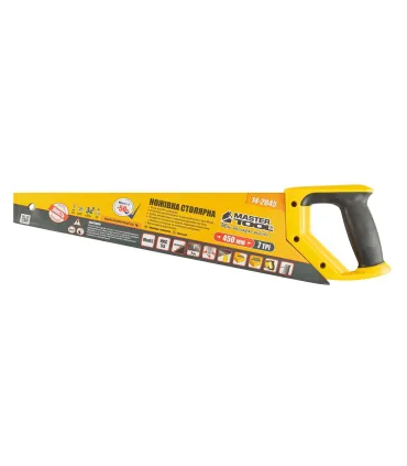 Piła do drewna MASTERTOOL 7TPI MAX CUT 450 mm hartowany ząb, ostrzenie 3D, polerowane ostrze 14-2045