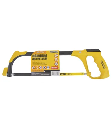 Piłka do metalu MASTERTOOL 250-300 mm z metalową ergonomiczną rękojeścią, brzeszczot FLEX 12,5mm 24TPI, przegródka 14-2227
