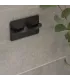 Podwójny samoprzylepny wieszak czarny