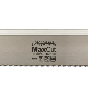 Piła grzbietnica do drewna MASTERTOOL 12TPI MAX CUT 300 mm hartowany ząb, ostrzenie 3D, polerowane ostrze 14-270