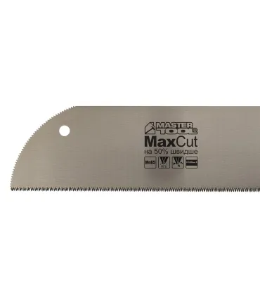 Piła grzbietnica do forniru MASTERTOOL 12TPI MAX CUT 300 mm hartowany ząb, ostrzenie 3D, polerowane ostrze 14-2702