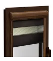 Roleta Dzień i Noc w aluminiowej kasecie (DĄB) seria Elite Czekoladowa