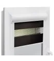 Roleta Dzień i Noc w aluminiowej kasecie Elite seria Czekoladowa