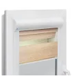 Roleta Dzień i Noc w aluminiowej kasecie seria Elite Jasnoróżowy marmur