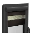 Roleta Dzień i Noc w aluminiowej kasecie (Antracyt) seria Elite Czekoladowa