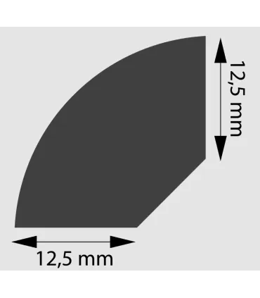 Listwa wykończeniowa DMS WT12A 200 x 1,25 x 1,25 cm
