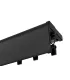 Szyna czarna aluminiowa sufitowa podwójna Smart Black Plus