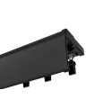 Szyna czarna aluminiowa sufitowa podwójna Smart Black Plus