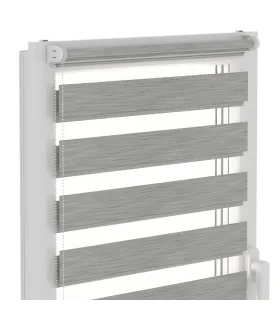 Roleta Dzień i Noc Delux Plus seria Graphite Wood DN21