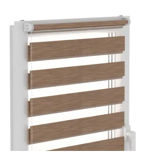 Roleta Dzień i Noc seria Delux Plus Royal Brown DN22