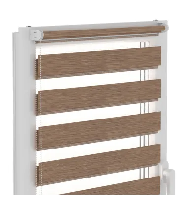 Roleta Dzień i Noc seria Delux Plus Royal Brown DN22