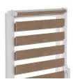 Roleta Dzień i Noc seria Delux Plus Royal Brown DN22