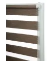 Roleta Dzień i Noc Delux Plus seria Mocha Wood DN23