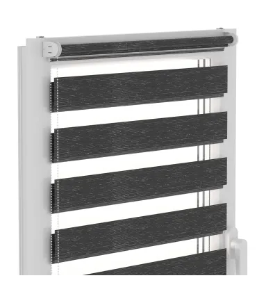 Roleta Dzień i Noc Delux Plus seria Luxury Ebony DN32