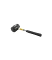 Młotek gumowy MASTERTOOL 60 mm 450 g metalowa rękojeść czarna 02-1302