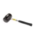 Młotek gumowy MASTERTOOL 75 mm 680 g metalowa rękojeść czarna 02-1303