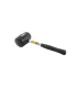 Młotek gumowy MASTERTOOL 80 mm 900 g metalowa rękojeść czarna 02-1304