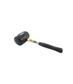 Młotek gumowy MASTERTOOL 80 mm 900 g metalowa rękojeść czarna 02-1304