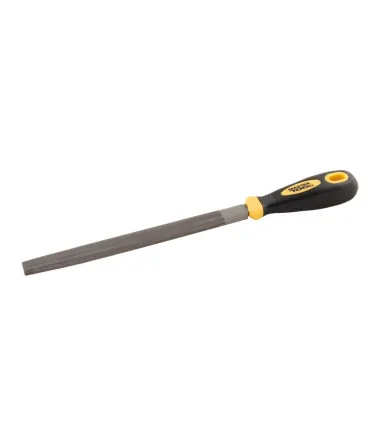 Pilnik do metalu MASTERTOOL 200 mm, półokrągły dwuskładnikowa rękojeść 06-0202