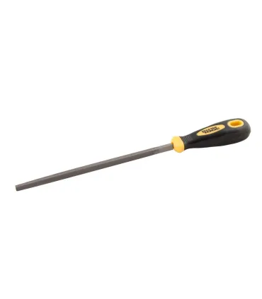 Pilnik metalowy MASTERTOOL 200 mm, kwadratowy dwuskładnikowa rękojeść 06-0204