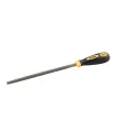Pilnik metalowy MASTERTOOL 200 mm, kwadratowy dwuskładnikowa rękojeść 06-0204