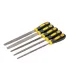 Pilnik do metalu MASTERTOOL 200 mm, 5 szt. płaski/okrągły/trójkątny/półokrągły/kwadratowy dwukomponentowa rękojeść 06-0250