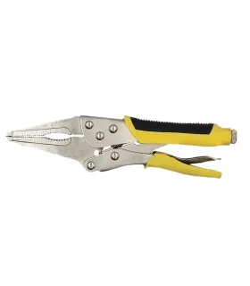 Szczypce zaciskowe MASTERTOOL uniwersalne 220 mm długie szczęki 07-0902