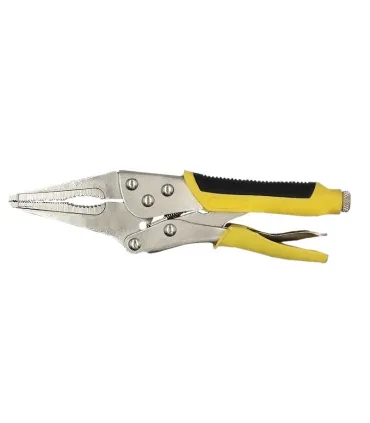 Szczypce zaciskowe MASTERTOOL uniwersalne 220 mm długie szczęki 07-0902