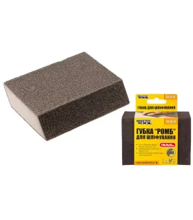 Gąbka ścierna ukośna MASTERTOOL RHOMBUS P180 110*75*25 mm 08-0518