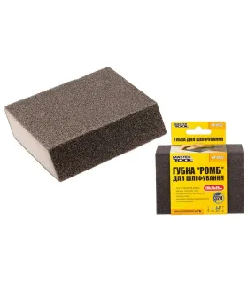 Gąbka ścierna ukośna MASTERTOOL RHOMBUS P320 110*75*25 mm 08-0532