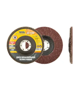 Tarcza ścierna listkowa MASTERTOOL T27 P60 125*22 mm 08-2206