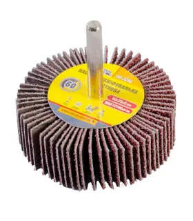 Walec ścierny listkowy MASTERTOOL 60*20 mm P60 z trzpieniem 6 mm 08-2266