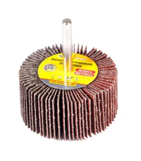 Wałek ścierny listkowy MASTERTOOL 60*30 mm P80 z trzpieniem 6 mm 08-2278