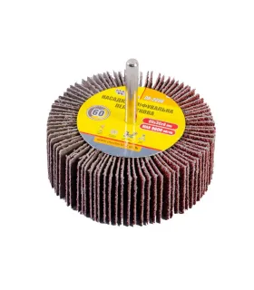 Wałek ścierny listkowy MASTERTOOL 80*30 mm P60 z trzpieniem 6 mm 08-2286