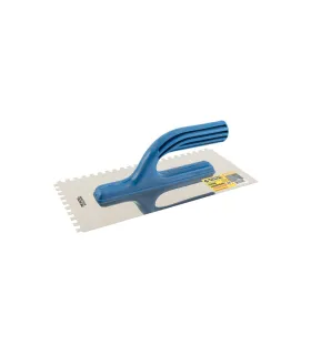 Paca nierdzewna MASTERTOOL 125*270 mm ząb 6x6 mm plastikowa rękojeść 08-2826