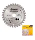 Tarcza piłowa do cięcia drewna ТИТУЛ z węglika wolframu 150*22, 2*30T, adapter 22, 2-20 08-7153