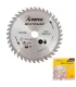 Tarcza pilarska do cięcia drewna ТИТУЛ zęby z węglika wolframu 180*22, 2*40T, adapter 22, 2-20 08-7184