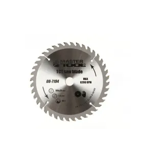 Tarcza piłowa do cięcia drewna MASTERTOOL zęby z węglika wolframu 185*20*40T, adapter 20-16 08-7194
