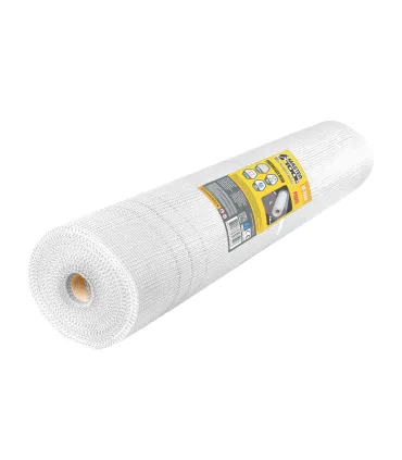 Siatka z włókna szklanego MASTERTOOL 1000 mm * 50 m / rolka, 5 * 5 mm, 145 g / m² 08-9506